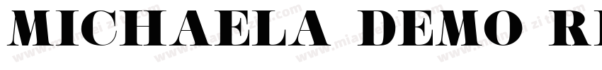 Michaela Demo Regula字体转换